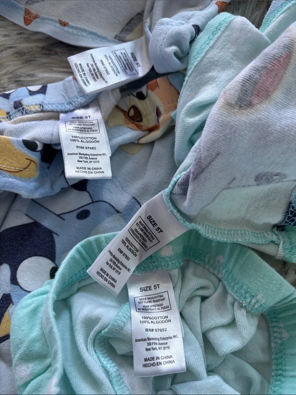 5T-6T 3 Bluey Pajama Set